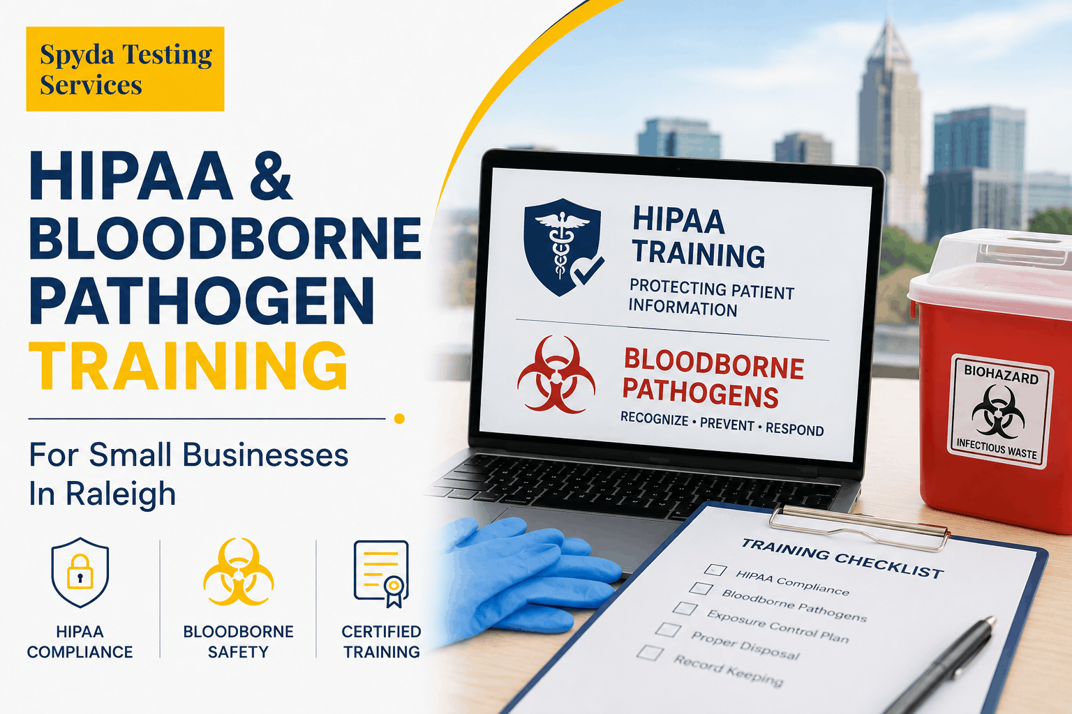 HIPAA & Bloodborne Pathogen Training For Small Businesses In Raleigh